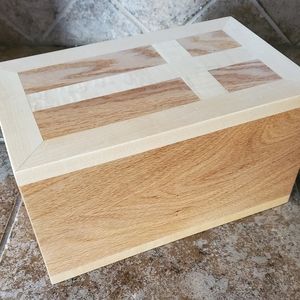 Brand New Handmade Wooden Urn